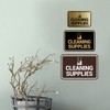 Signs ByLITA Classic Framed Cleaning Supplies Sign (Blue) - Small