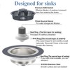 3 in 1 Sink Drain Stopper, Kitchen Sink Drain Strainer,