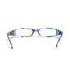 Calabria R576 Colorful Stripe Reading Glasses +1.50 Purple Women Trendy