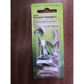 Hillman Picture Hangers #122307 20 pound limit card of 8