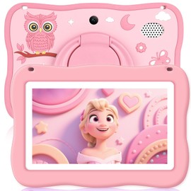 Kids Tablets 7inch Toddler Tablet for Kid, Children Tablet for Toddlers with Parental Controls, Camera, Shockproof Case, Kids Learning Apps Pre-Installed Kid’s Educational Tablets for Boys Girls