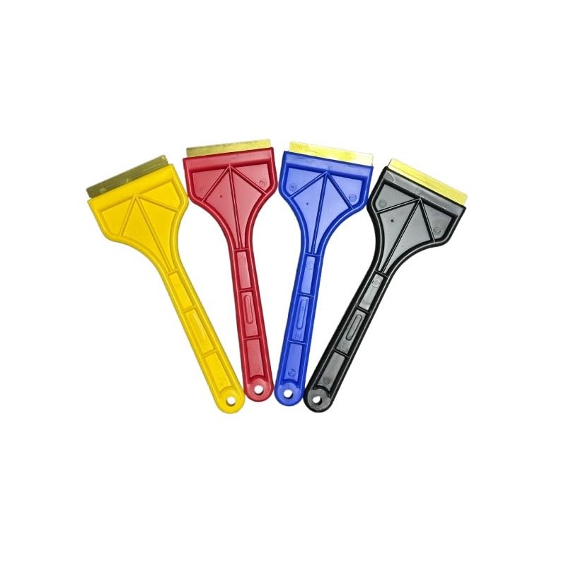 Zeluga 25-555-Red Brass Blade Ice Scraper – Scratch-Free, Rustproof, Heavy-Duty