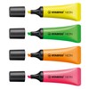 Highlighter - STABILO NEON - Pack of 4 - Yellow,