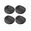 Pack of 4 Rubber Furniture Coasters, Floor Protection, Furniture Non-Slip