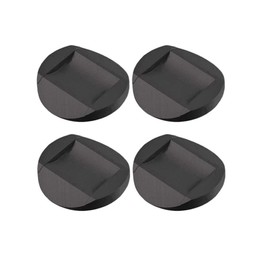 Pack of 4 Rubber Furniture Coasters, Floor Protection, Furniture Non-Slip Furniture Cups for All Floors and Wheels, Furniture, Sofas and Bed