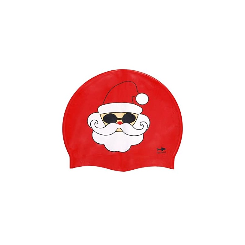 escualo Gorra para Natacion Unisex Adulto y Niño Modelo Santa