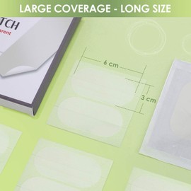 AUSLKA Blemishes Patches - 22 Strips, Hydrocolloid Blemishes Dots - Large Blemishes Patch - Blemishes Stickers - Zit Breakouts - Suitable for Larger Area Outbreaks