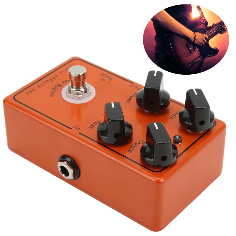 Overdrive Effect Pedal Electric Guitar Preamp Effects True Bypass Effector