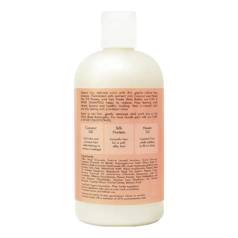 Shampoo Para Rizos Con Coco-hibisco Sheamoisture 384ml