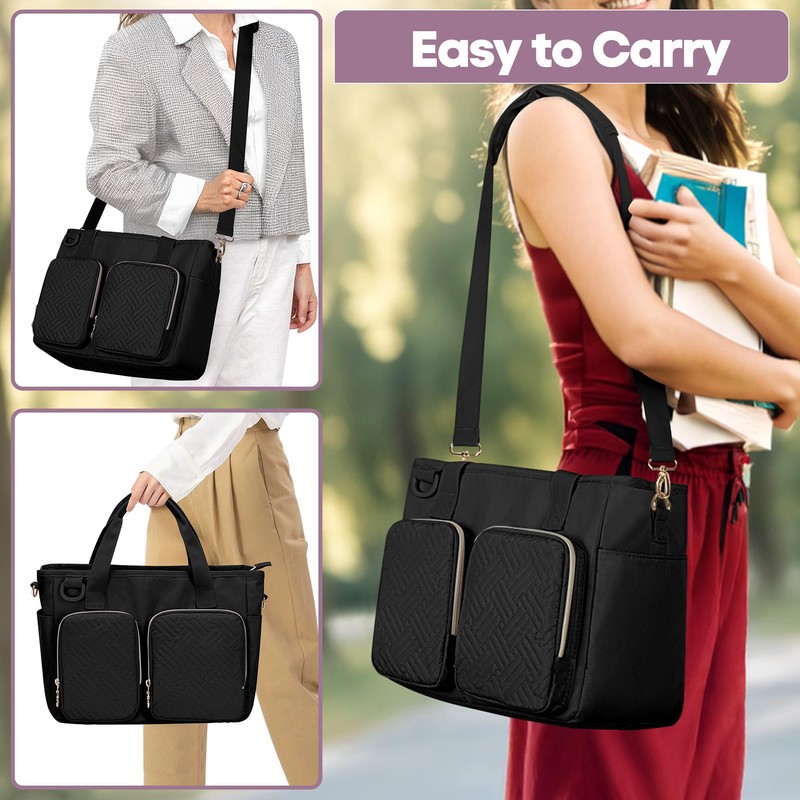 Teamoy Multi Pockets Diary Storage Case, black, Suitcase