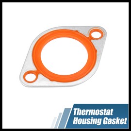 Hihaha Aluminum Silicone Thermostat Water Neck Thermostat Housing Gasket Seal Replacement for Chevy SBC BBC 265 283 305 327 350 383 396 400 427 454 472 500 Durable Material