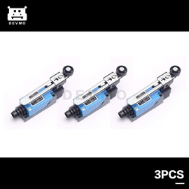 DEVMO 3pcs ME-8108 Momentary Limit Switch Adjustable Roller Lever Arm NC-NO CNC Mill Router Laser Plasma Compatible with Ar-duino