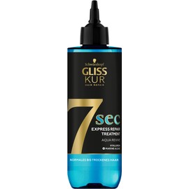 Gliss Kur 7 Sec Express Repair Aqua Revive (200 ml), Hair Treatment, Provides Extra Dose of Moisture and Healthy Shine in Just 7 Seconds