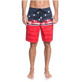 Quiksilver Men's Everyday America 4th of July Boardshort Swim Trunk, Navy Blazer 4th of July, 32
