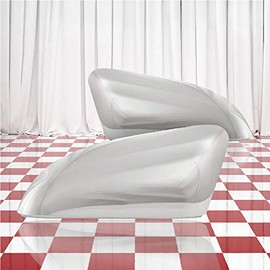 Brighter Design Upper Replacement Mirror Cover Set for Ford Explorer 2016-2019 [Chrome]