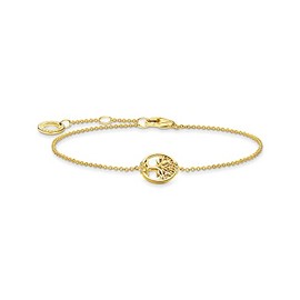 Thomas Sabo A2041 Tree of Love Bracelet with Stones 925 Sterling Silver, Sterling Silver, Cubic Zirconia