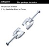 Adsspro Universal Motorcycle 7/8" 22MM Handlebar Handle Risers Mount Clamps