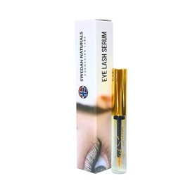SWEDAN NATURALS Serum Crecimiento de Pestañas y Cejas, 10 ml, Transparente, Sin Color