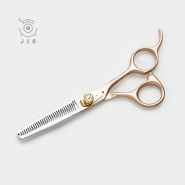 Cell Ribbon Jin (JIN) Gold Bling Thinning Scissors JIN9105B / 셀리본 진(JIN) 골드블링 틴닝 숱가위 JIN9105B