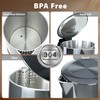 1.7L Electric Kettle, Stainless Steel Interior, 1500 Watt, Fast Boiling