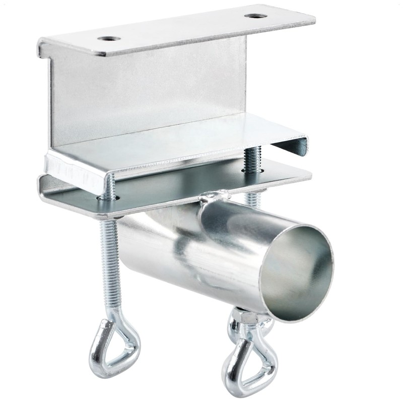 com-four® Parasol Holder Made of Galvanised Steel, Adjustable Umbrella Attachment