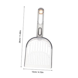 VILLFUL Large Cat Litter Scoop with Fine Holes Plastic Poop Sifter for Kitten Hamster Heavy Duty Litter Box Cleaning Tool