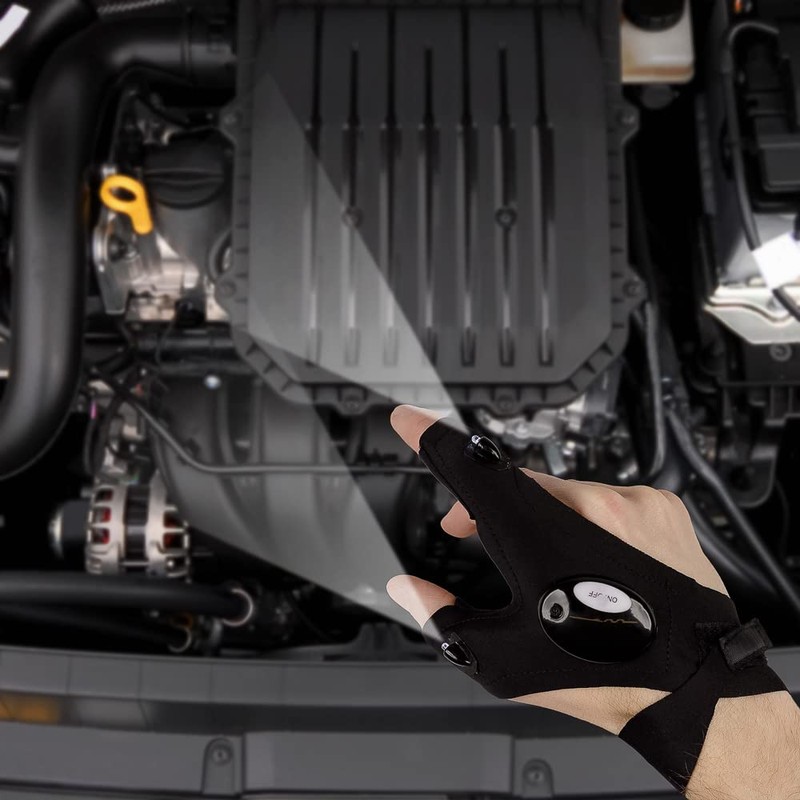 Golberg Dual LED Flashlight Glove- The Flashlight You Can’t Drop