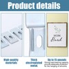 Hicarer 100 Pcs Picture Hanging Security Wall Support Brackets Picture