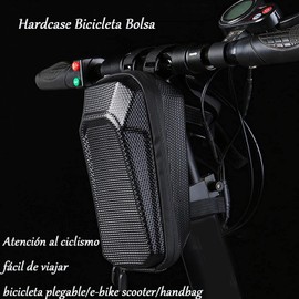 Bolsa De Almacenamiento Para Scooter, Bolsa Para Bicicleta De Montaña, Bolsa De Almacenamiento Para Patinete Eléctrico, Bolsas De Carcasa Dura De Eva, Impermeable, 14.5 Pulgadas, Negro