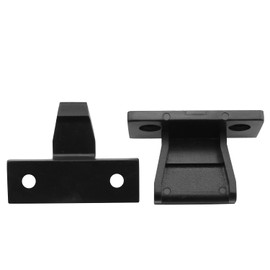 JCBIZ 5pcs Plastic Quick Fitting Furniture Panel Joint Bracket 48x21mm Fast Installation Push-On Clips Corner Buckle for Cabinet Wardrobe Mounting Roman Column Connection