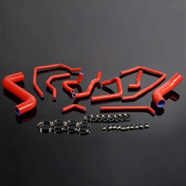 GRAND ORANGE Silicone Radiator Hose Kit US Compatible with 2002-2006 Subaru Impreza WRX/STi GDA/GDB EJ207