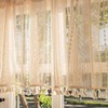 Crochet Macrame Boho Kitchen Curtains Sets for Windows Over Sink