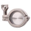 DERNORD 2 Pack Tri Clamp Sanitary Fitting Set SS304 Heavy