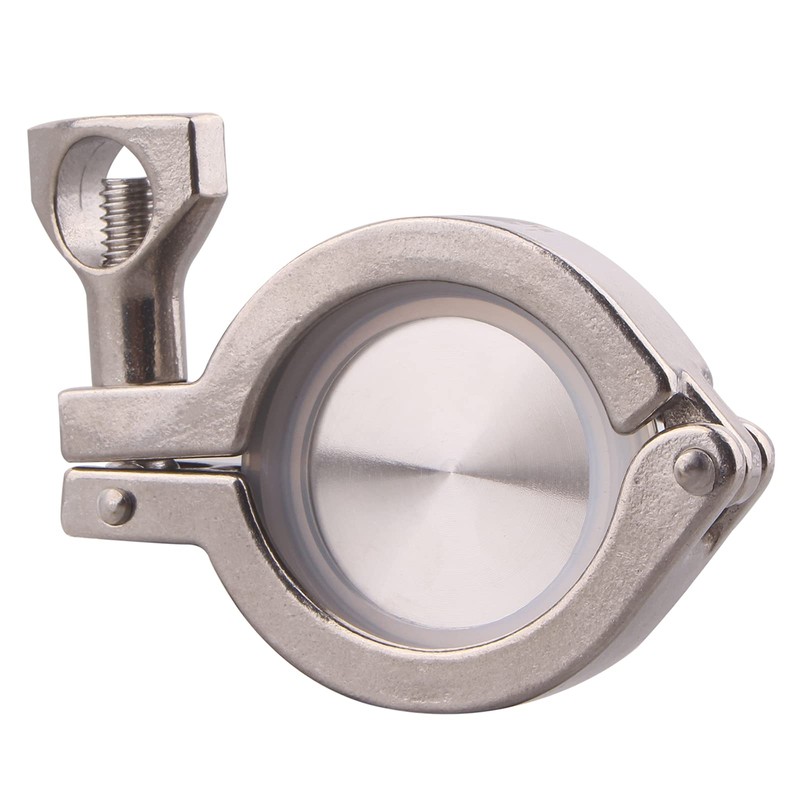 DERNORD 2 Pack Tri Clamp Sanitary Fitting Set SS304 Heavy