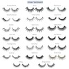 Dermastil Tiffany Premium Faux Mink Lashes, Artificial Eyelashes, Strip, Lashe