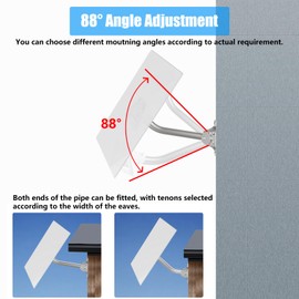 Gen 3 Mount Starlink Wall Mount, Adjustable Standard Gen3 Roof Mounting Kit, Starlink Wall Mounting with Pipe Adapter