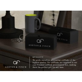 Ashton and Finch Vintage Motorbike Cufflinks | Novelty Motorbike Gifts & Presents | Cufflinks for Men