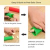 Maxracy 2 Set Silicone Garlic Peeler Easy Roller Tube Useful