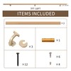 8 FT Handrails for indoor&outdoor stairs,deck,slope,Modern Aluminum Handrail Set, Wall-Mounted