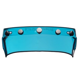 TT&CO. Moto 3 Visor Emerald Blue Jet Helmet Full Face Vintage Visor Moto 3 Mini Moto