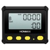 HONMAX 8200 Interval Timer and Stopwatch, Backlight, USB-C Charged, Clock