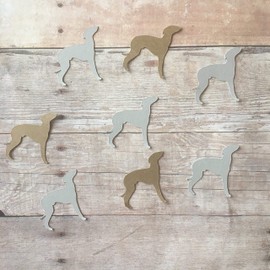Greyhound Confetti, Dog Decorations, Dog Party Supplies, Pet Theme, Greyhound Party Supplies, Pet Decorations, Table Scatter, Dog Cut Out
