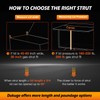 Dukuge Heavy Duty Gas Struts 30 inch 200lbs with Mounting