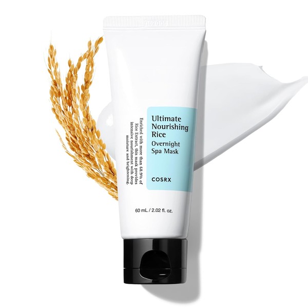 COSRX Ultimate Nourishing Rice Overnight Spa Mask, 60ml / 2.02