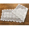White 16x43 Inch Rectangle HANDMADE Cotton Crochet Lace Placemat Doilies