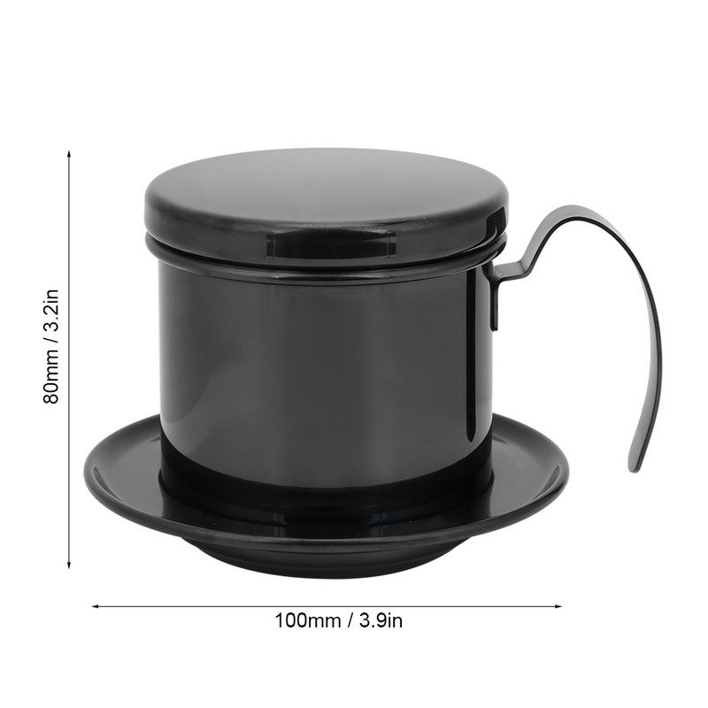 Vietnamese Stainless Steel Coffee Filter Drip Pot Maker Pot Home