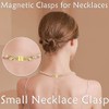 Qulltk Double Magnetic Necklace Clasps and Closures 14K Gold and