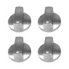 4pcs Cooker Knobs Replacement, Cooker Knobs Gas Adapter Gas Hob