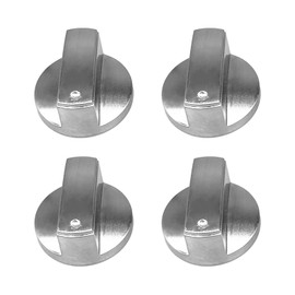 4pcs Cooker Knobs Replacement, Cooker Knobs Gas Adapter Gas Hob Covers for Gas Cookers, for Kitchen Cooktop, Gas Stove & Various Ovens, Precise Temperature Control