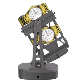 Dual watch winder for automatic watches, 2 turn mode setting fit lady and man watch
